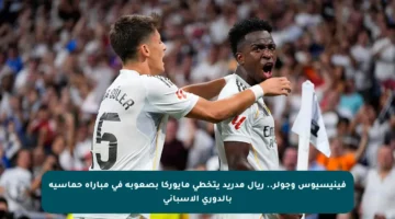 فينيسيوس وجولر.. ريال مدريد يتخطى مايوركا بصعوبة في مباراة حماسية بالدوري الإسباني